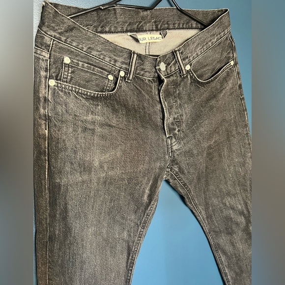 Our Legacy Grey Zero Cut denim jeans - Picture 3 of 6